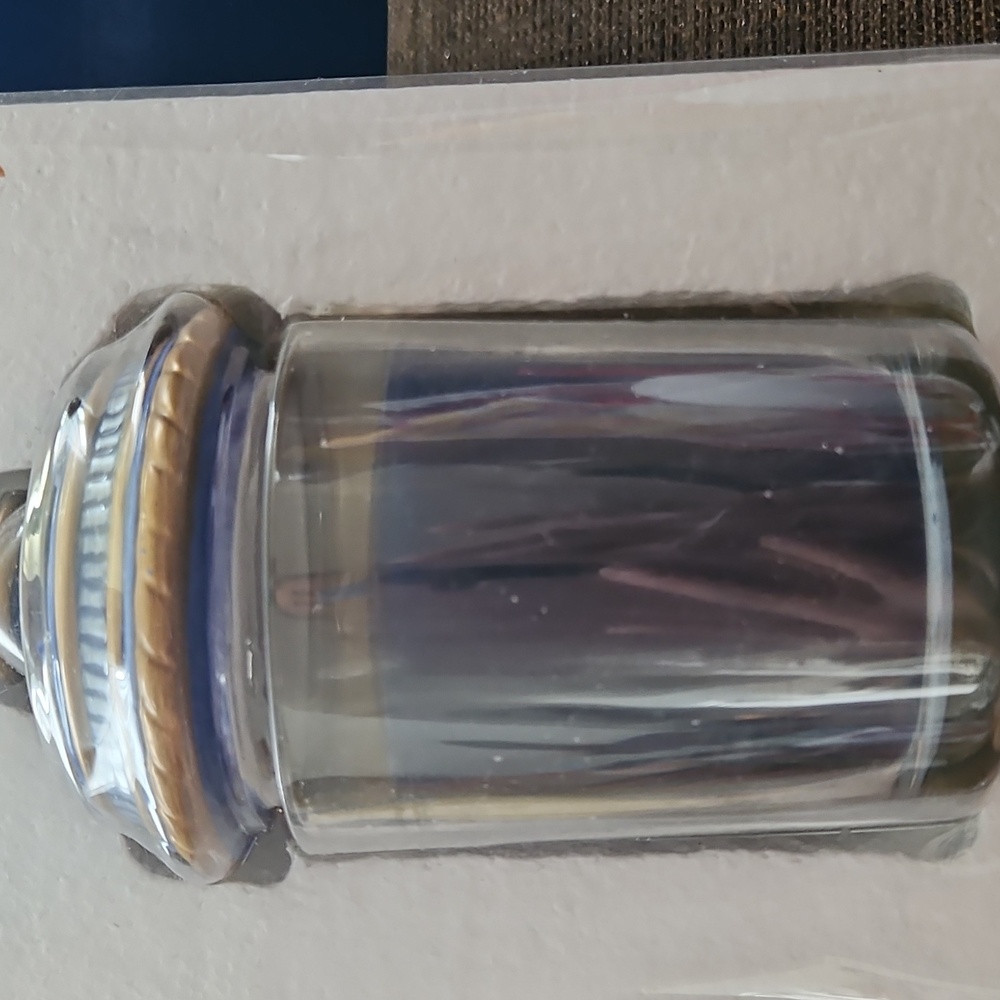 Noble Excellence 8oz Candle With Lid Jewels Sapphire Set